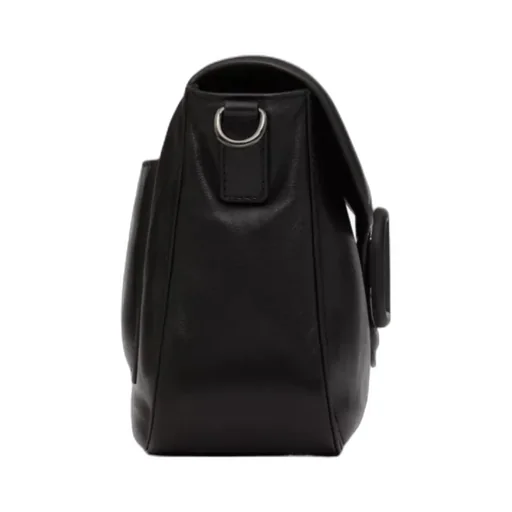 Valentino Noir Vlogo Signature Foldover Top Shoulder Bag