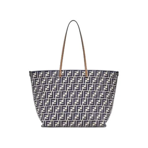 Fendi Large Roll Striped Reversible Tote Bag