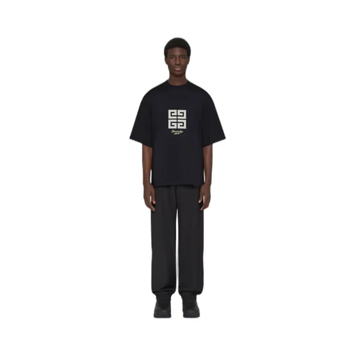 Givenchy 4G Embroidered Crewneck T-Shirt