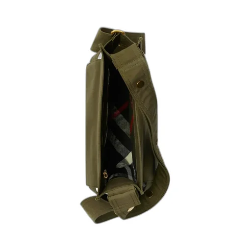 Burberry Trench Logo-Embroidered Zipped Messenger Bag