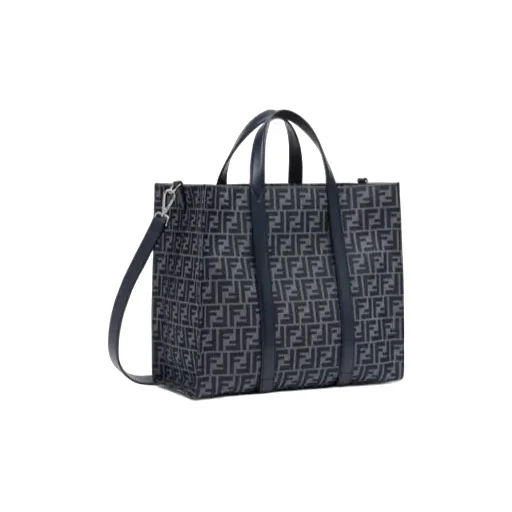 Fendi Ff Jacquard Top Handle Bag