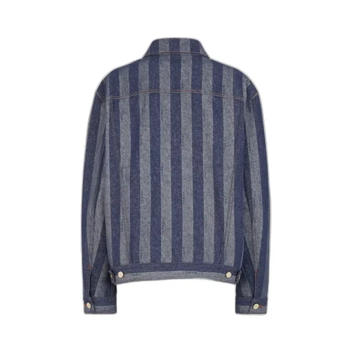 Fendi Striped Button-Up Jacket