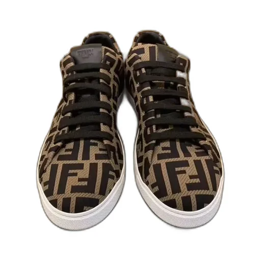 Fendi Ff Logo Low-Top Sneakers