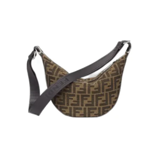 Fendi Ff Jacquard Melon Small Shoulder Bag