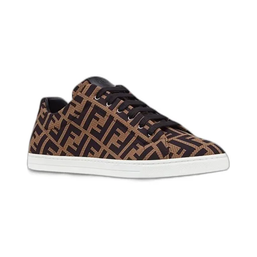 Fendi Ff Logo Low-Top Sneakers