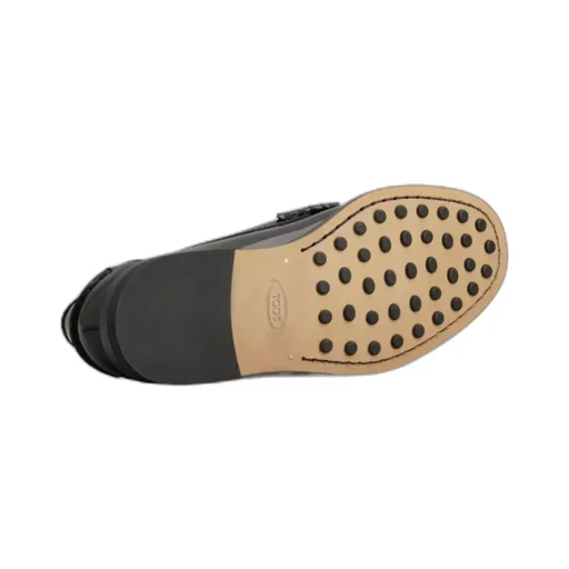Tod's Logo Plaque Slip-On Loafers