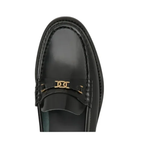 Tod's Logo Plaque Slip-On Loafers