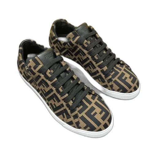Fendi Ff Logo Low-Top Sneakers