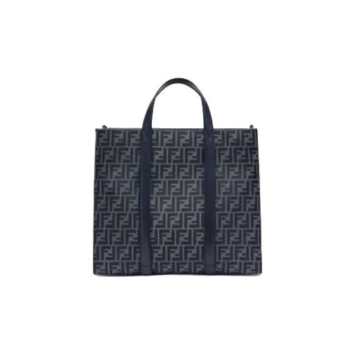Fendi Ff Jacquard Top Handle Bag