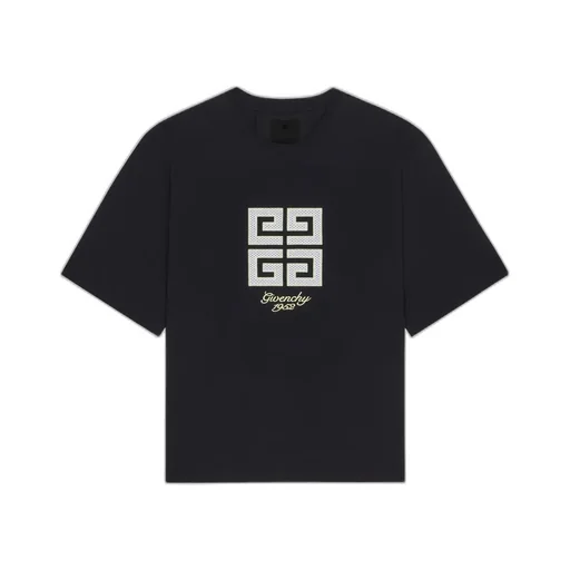 Givenchy 4G Embroidered Crewneck T-Shirt