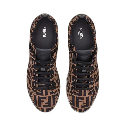 Fendi Ff Logo Low-Top Sneakers