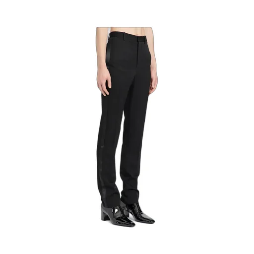 Saint Laurent Straight-Leg Knitted Trousers