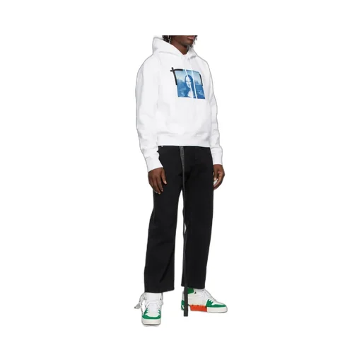 Off-White Monalisa Print Drawstring Hoodie