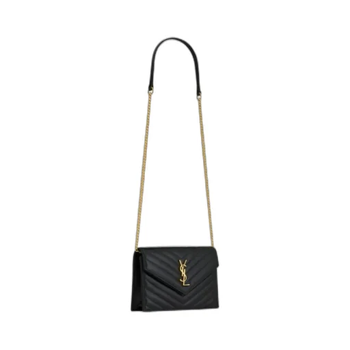 Saint Laurent Envelope Cassandre Chain Wallet