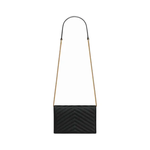 Saint Laurent Envelope Cassandre Chain Wallet