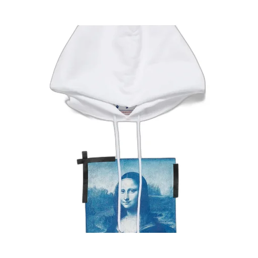 Off-White Monalisa Print Drawstring Hoodie