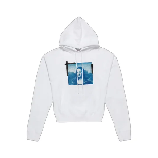 Off-White Monalisa Print Drawstring Hoodie