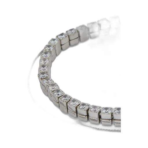 Jil Sander Crystal-Embellished Cubic Necklace