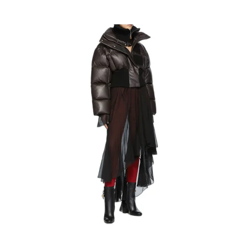 Short Quilted Down Jacket