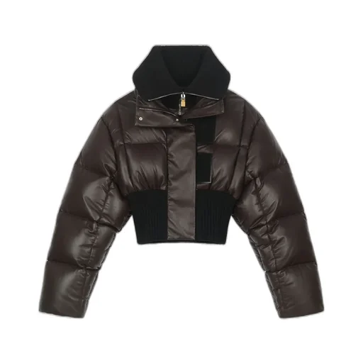 Short Quilted Down Jacket