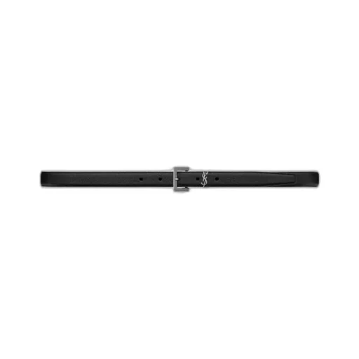 Saint Laurent Monogram Logo Plaque Belt