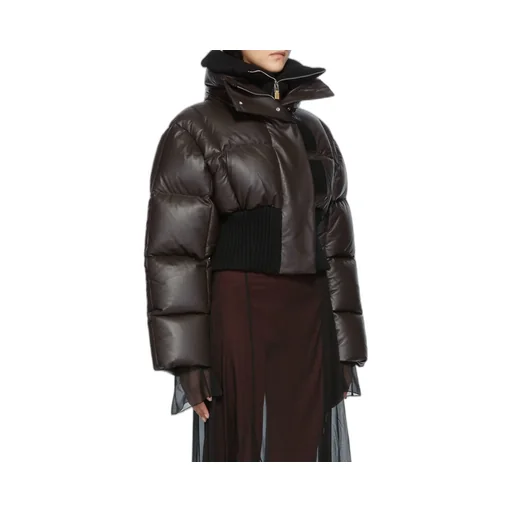 Short Quilted Down Jacket