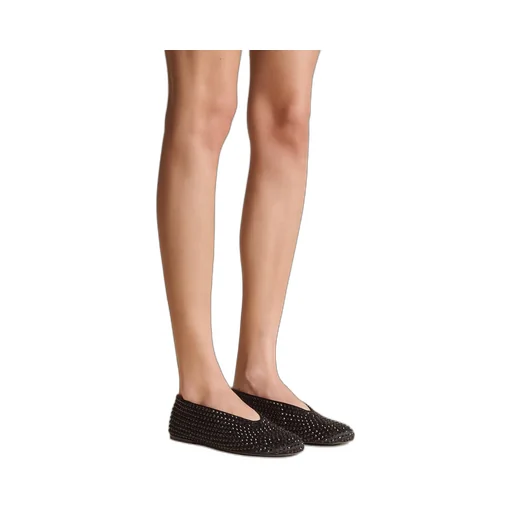 Crystal Inlaid Ballet Shoes