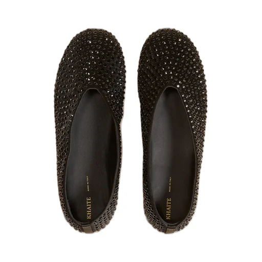 Crystal Inlaid Ballet Shoes