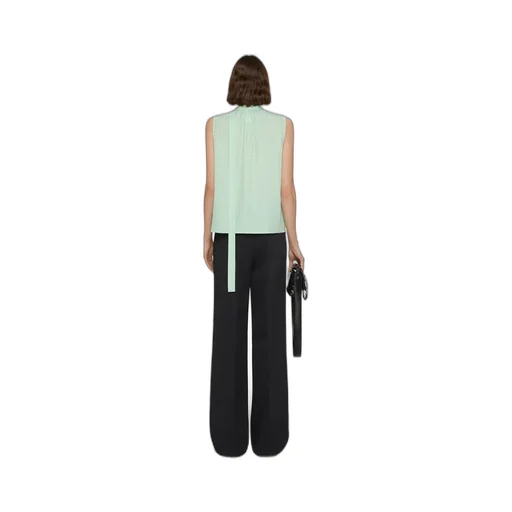 Givenchy Top In Silk With Lavalliere