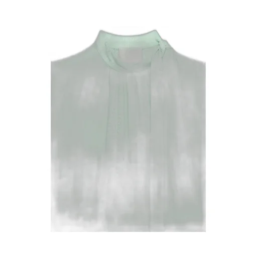 Givenchy Top In Silk With Lavalliere