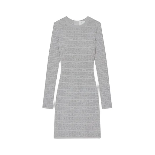 Givenchy 4G Monogram Long-Sleeved Dress