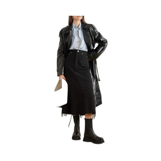 Lapel Long-Sleeved Coat