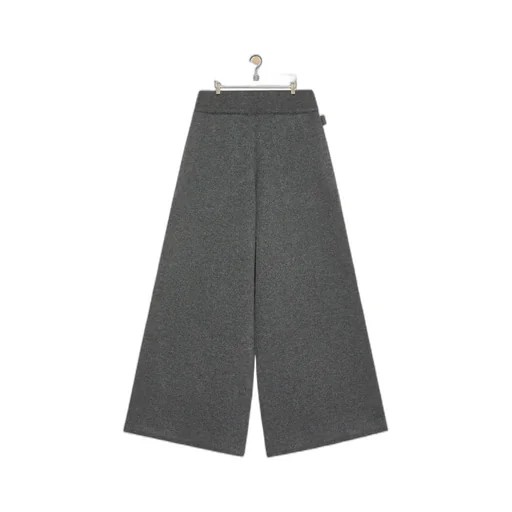 Cropped Trousers In Cashmere