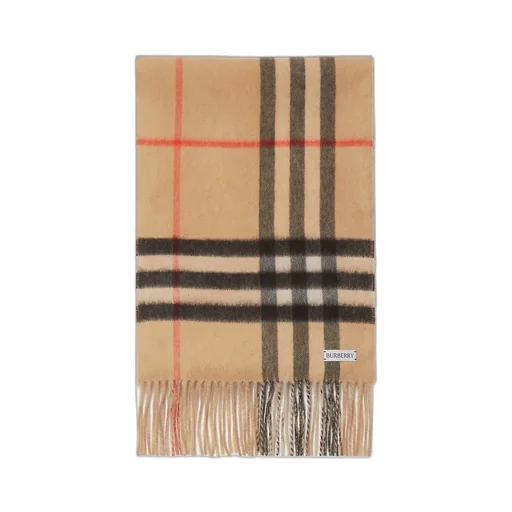 Burberry Reversible Checked Fringed Scarf