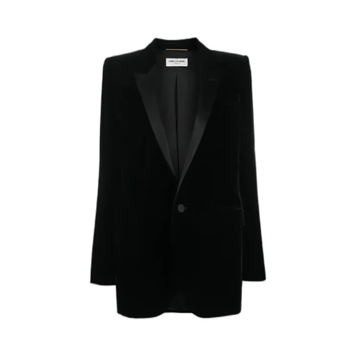 Saint Laurent Single-Breasted Tailored Blazer