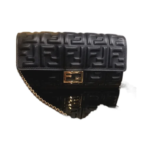 Fendi Ff Motif Baguette Continental Chain-Linked Wallet