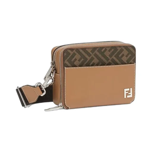 Fendi Logo Plaque Zipped Camera Case