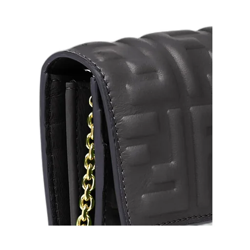 Fendi Ff Motif Baguette Continental Chain-Linked Wallet