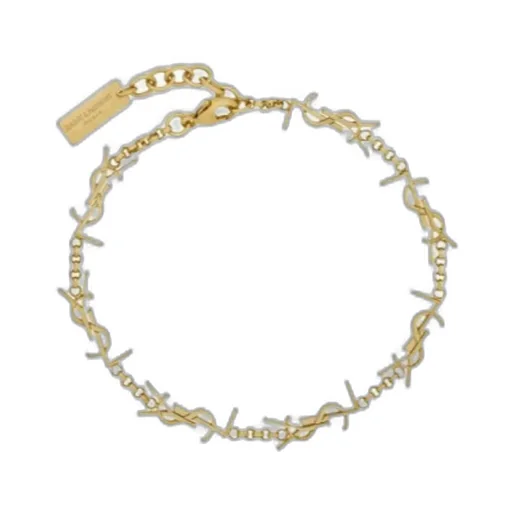 Saint Laurent Cassandre Chained Bracelet