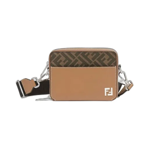 Fendi Logo Plaque Zipped Camera Case