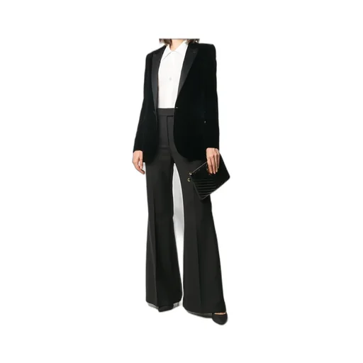 Saint Laurent Single-Breasted Tailored Blazer