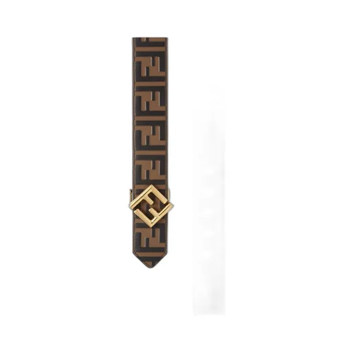 Fendi Ff Diamonds Buckled Reversible Belt