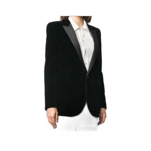 Saint Laurent Single-Breasted Tailored Blazer