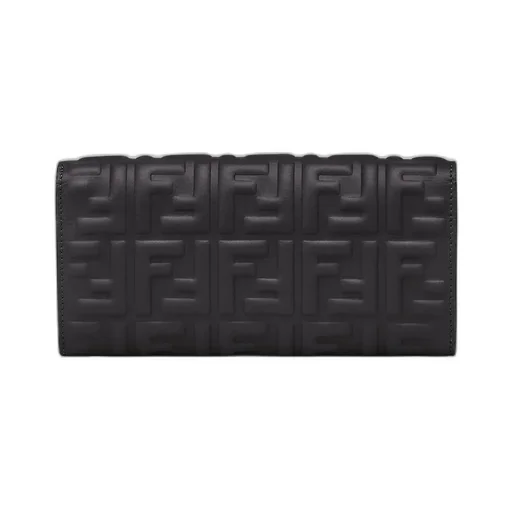Fendi Ff Motif Baguette Continental Chain-Linked Wallet