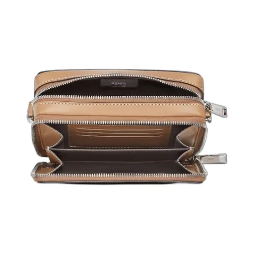 Fendi Logo Plaque Zipped Camera Case