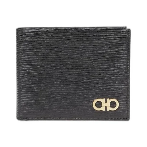 Salvatore Ferragamo Logo Plaque Bifold Wallet