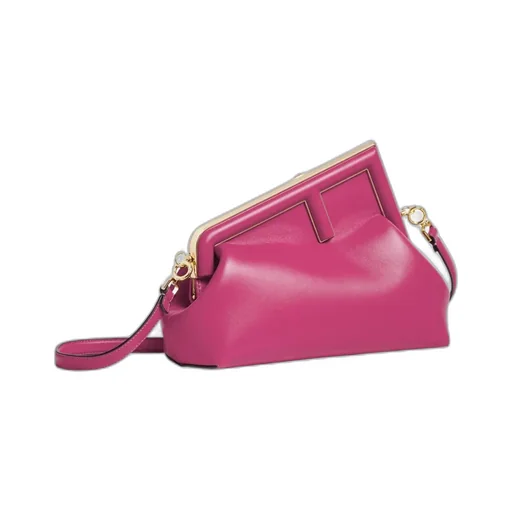 Fendi First Midi Oversized F Clasp Bound Tote Bag