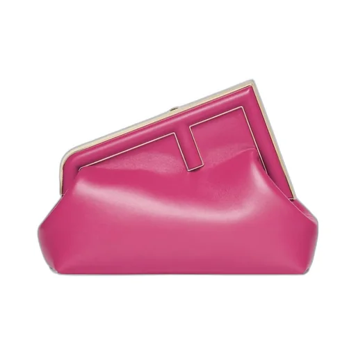 Fendi First Midi Oversized F Clasp Bound Tote Bag