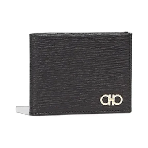 Salvatore Ferragamo Logo Plaque Bifold Wallet