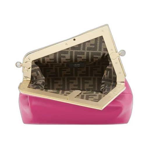Fendi First Midi Oversized F Clasp Bound Tote Bag